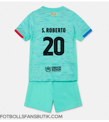 Barcelona Sergi Roberto #20 Replika Tredje Tröja Barn 2023-24 Kortärmad (+ Korta byxor)